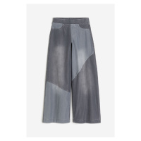 H & M - Široké kalhoty - šedá