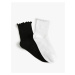 Koton Set of 2 Socks with Ruffle Detail Multi Color