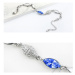Sisi Jewelry Souprava náhrdelníku, náušnic a náramku Elegance Sapphire SET2027-AHSET4156(7) Tmav