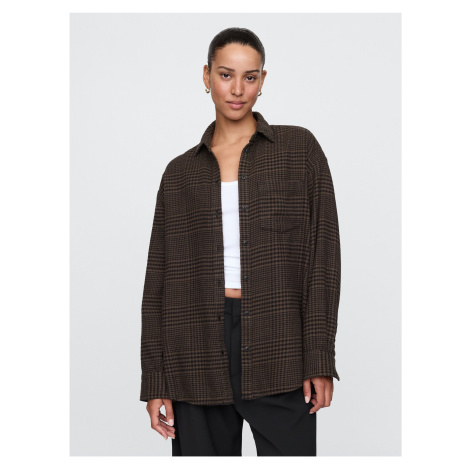 Dámská oversize flanelová košile Big Shirt GAP