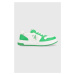 Dětské sneakers boty Calvin Klein Jeans zelená barva