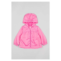 Kojenecká bunda zippy růžová barva