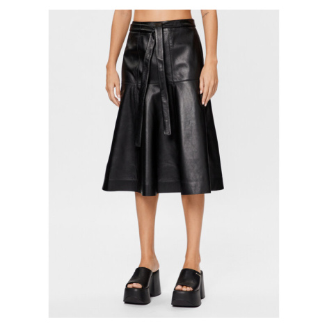 Kožená sukně Calvin Klein