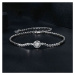 GRACE Silver Jewellery Stříbrný náramek Beatrice 0,5 ct MOISSANITE + CERTIFIKÁT NR-MSB009/1 Stří