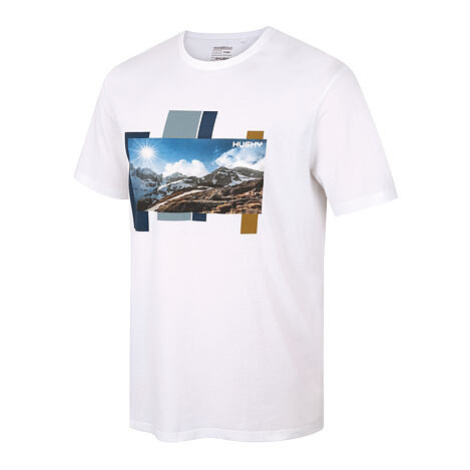 Pánské bavlněné triko HUSKY Tee Skyline white