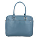 Stylová dámská koženková pracovní taška Perla, modrá