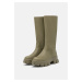 jiná značka NA-KD»PROFILE SOLE BOOTS« kozačky Barva: Zelená