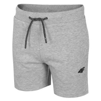 4F JUNIOR-BOYS-pants-HJL21-JSKMD001-27M-Grey Šedá