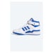 Kožené sneakers boty adidas Originals Forum Mid J bílá barva, FZ2085-white