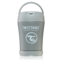 Twistshake Stainless Steel Food Container Grey termoska na jídlo 350 ml