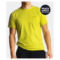 Pánské tričko s krátkým rukávem ATLANTIC - žluté