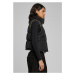 Urban Classics / Ladies Reversible Cropped Puffer Vest black/frozenyellow