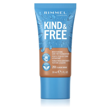 Rimmel Kind & Free lehký hydratační make-up odstín 201 Classic Beige 30 ml