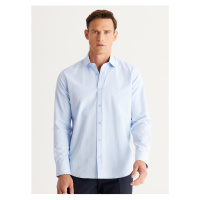 Altinyildiz Classics Slim Fit Classic Collar Light Blue Men Shirts