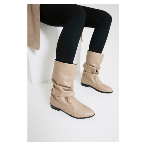 Trendyol Beige Women's Boots