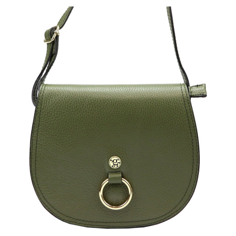 Kožená crossbody kabelka Gregorio 01702 olivová