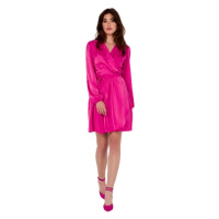 Makover Dámské mini šaty Thomson K175 růžová Růžová