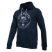 Quiksilver CIRCLE TRIM HOOD Pánská mikina, tmavě modrá, velikost