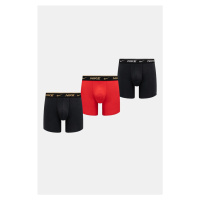 Boxerky Nike 3-pack pánské, červená barva, 0000KE1007