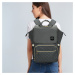 Multifunkční designový Mama batoh proti vykradení Lequeen - šedý