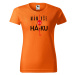 DOBRÝ TRIKO Dámské tričko Mám vše na háčku Barva: Oranžová