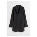 H & M - Krátké košilové šaty - černá
