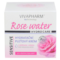 Hydratační pleťový krém s růžovou vodou VIVAPHARM