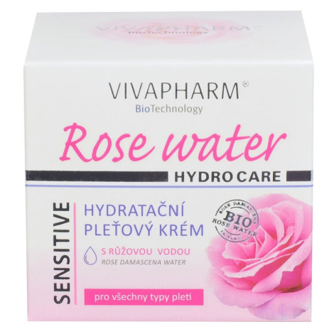 Hydratační pleťový krém s růžovou vodou VIVAPHARM VIVACO