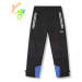 Chlapecké šusťákové kalhoty, zateplené - KUGO DK7135, černá/ modrá aplikace Barva: Černá