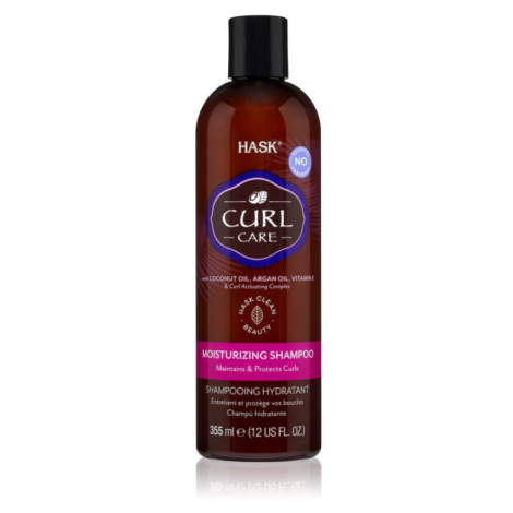 HASK Curl Care hydratační šampon pro vlnité a kudrnaté vlasy 355 ml