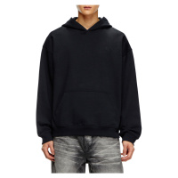 Mikina diesel s-boxt-hood-bleach sweat-shirt black 1