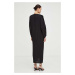 Šaty By Malene Birger černá barva, midi, oversize