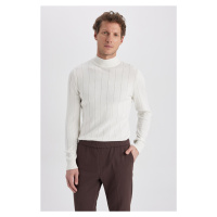 DEFACTO Slim Fit Half Turtleneck Rib Sweater