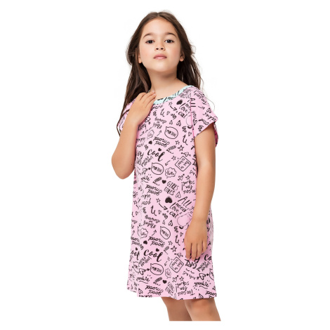 Dívčí noční košile - Winkiki WJG 92621, růžová Barva: Růžová