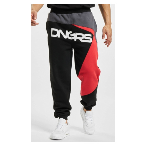 Tepláky Dangerous DNGRS / Sweat Pant Race City in black red