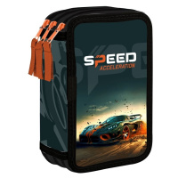 Karton P+P Penál 3 p. prázdný auto