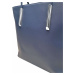 Tmavě modrá moderní kabelka přes rameno