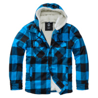 Brandit Bunda Lumberjacket Hooded černá | modrá