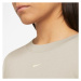 Nike SPORTSWEAR ESSENTIAL Dámské šaty, béžová, velikost