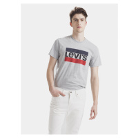 Šedé pánské tričko s potiskem Levi's®