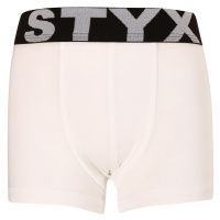 Dětské boxerky Styx sportovní guma bílé (GJ1061)