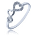 JVD Romantický stříbrný prsten se zirkony SVLR0330XH2BI