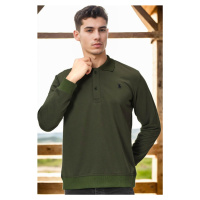 V4007 DEWBERRY MEN'S SWEATSHIRT-PLAIN KHAKI