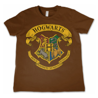 Harry Potter tričko, Hogwarts Crest Brown, dětské