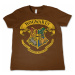 Harry Potter tričko, Hogwarts Crest Brown, dětské