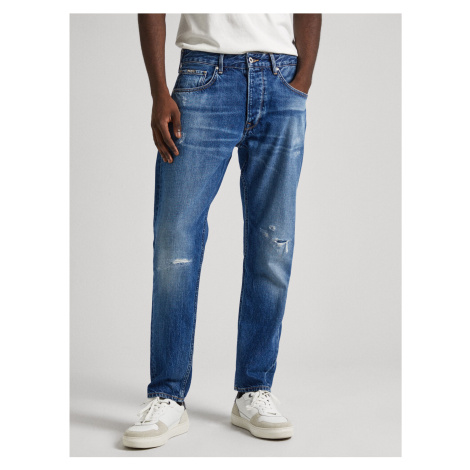 Modré pánské straight fit džíny Pepe Jeans