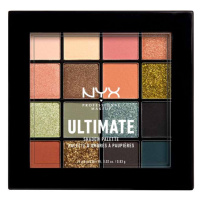 NYX Professional Makeup Ultimate Shadow Palette Utopia č. 12 Paletka Očních Stínů 1 kus