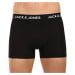 3PACK pánské boxerky Jack and Jones černé (12268482)