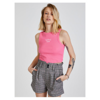 Růžový dámský cropped top TALLY WEiJL