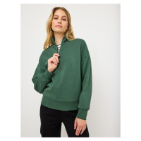 Oversized Sweatshirt zelená